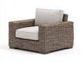 Sillones de ratán 90x85x75 cm - ratán sintético marrón - diseño cómodo para exterior