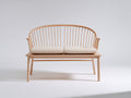 Banco de jardín de madera 180x70x90 cm - color madera natural - diseño moderno para exterior